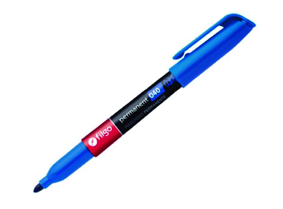 MARCADOR MULTIUSO PUNTA FINA AZUL 040 FILGO 