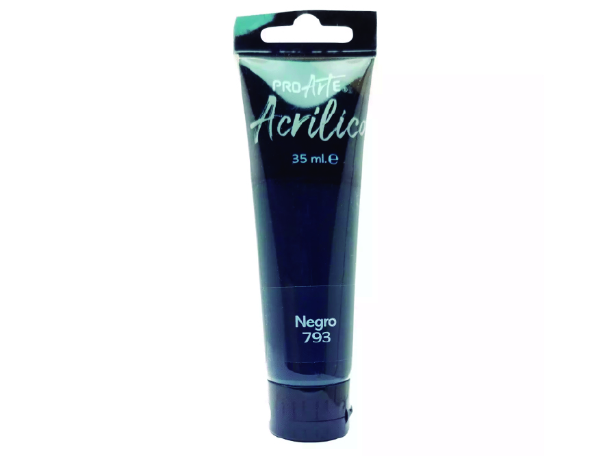  PINTURA ACRILICA 35 CC NEGRO PROARTE 