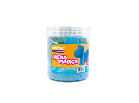  DIDACTICO ADETEC ARENA MAGICA 450GR AZ 5 MOLDES 