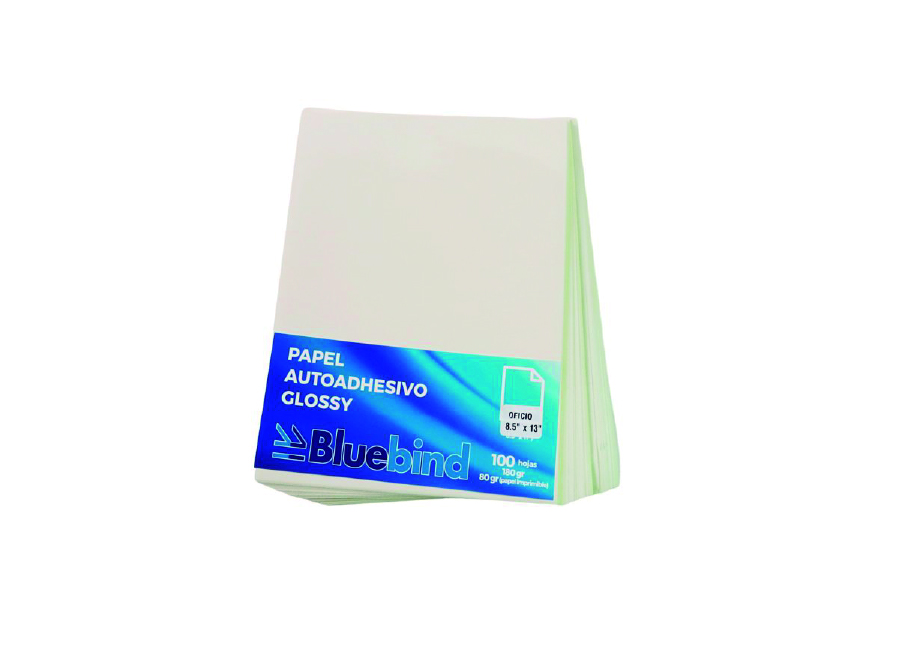  ETIQUETA ADH. GLOSSY 180GR OFICIO 100UN DIAZOL 