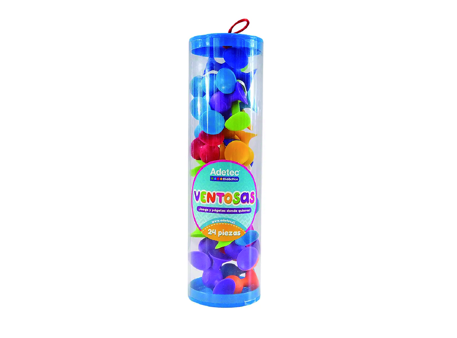  DIDACTICO ADETEC ANIMALITOS VENTOSAS 24 PZAS 