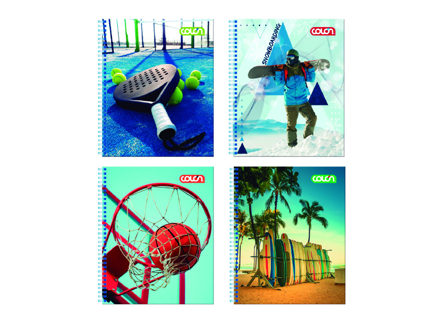  CUADERNO UNIV. E/D 100 HJ M7 COLON SPORTS 