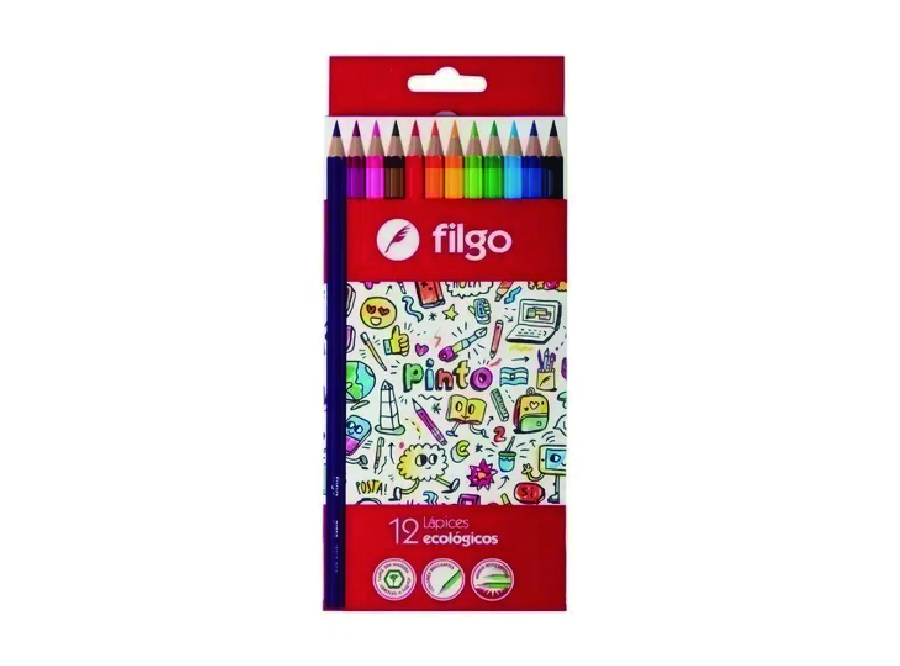  LAPIZ COLOR 12UN. LARGO FILGO 