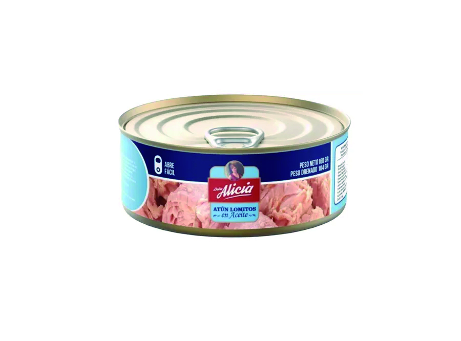 ATUN LOMITO ACEITE 160 GR DO�A ALICIA 