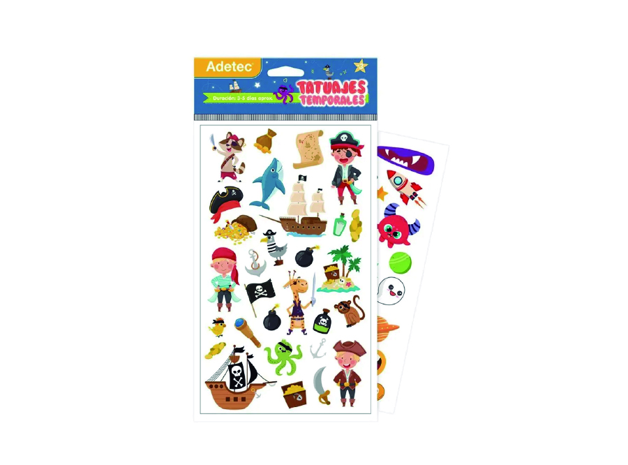  TATUAJES ADH. TEMPORALES NIO DISEOS SURT. ADETEC 