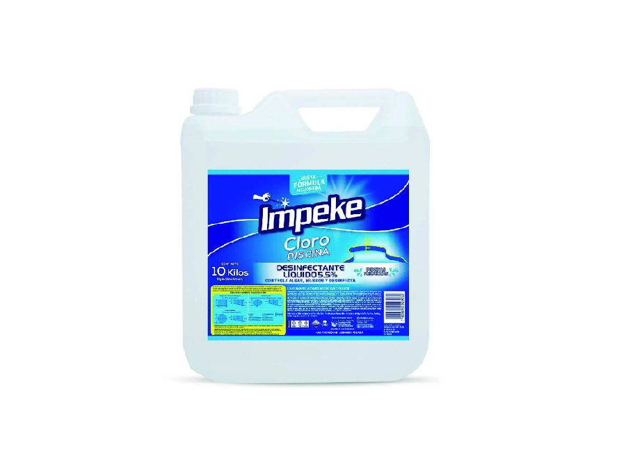  CLORO 10 LT. PISCINA IMPEKE CONCENTRADO 5% 