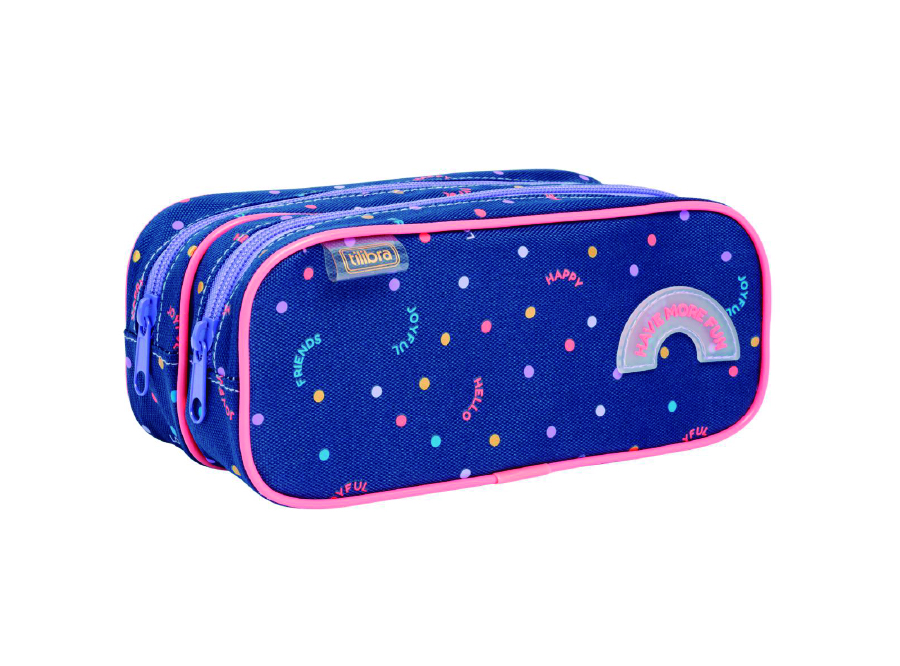  ESTUCHE ESCOLAR DUO DOTS TILIBRA 