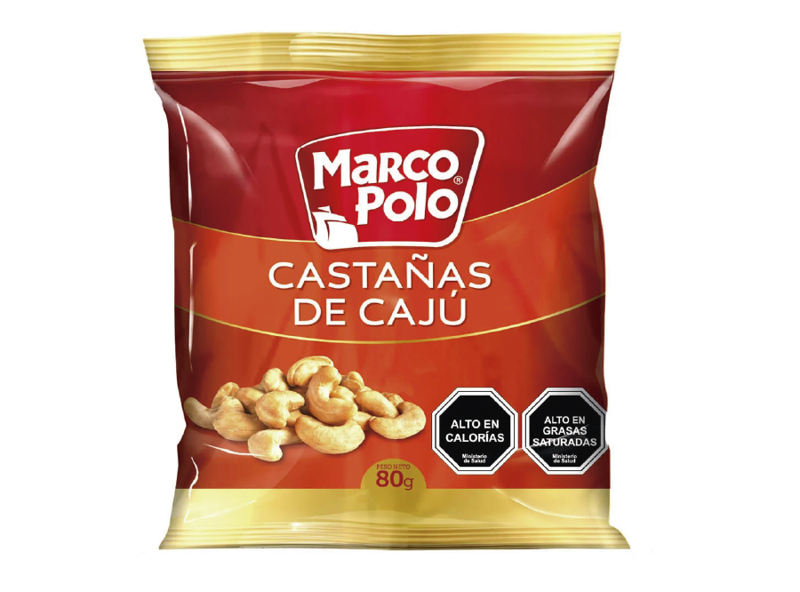 CASTANAS CAJU 80 GR MARCO POLO 