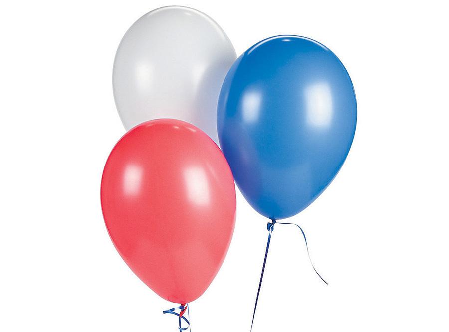  GLOBOS N.  9 LISO X 50 UN TRICOLOR AZ-RJ-BL GLAM 