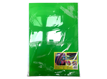  GOMA EVA 40X60 X 10 PLIEGOS VERDE CLARO OFFION 