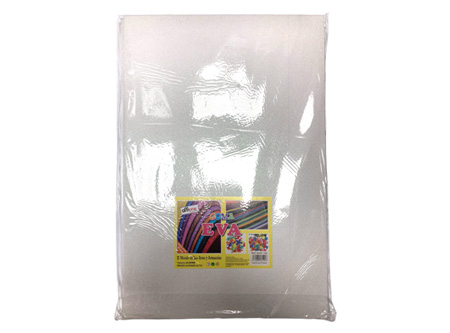  GOMA EVA 40X60 X 10 PLIEGOS GLITTER BLANCO OFF 