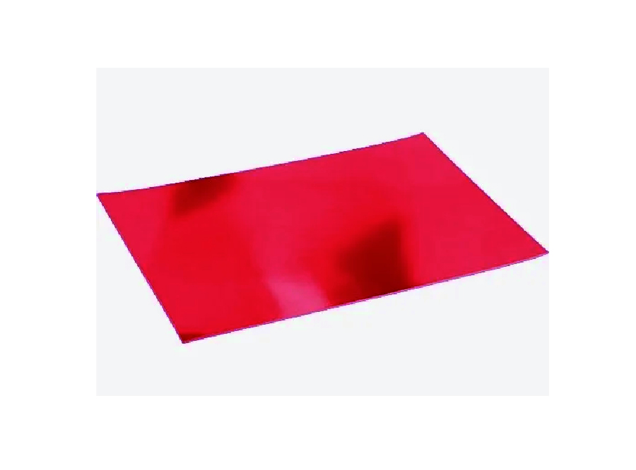  CARTULINA METALICA 50X70 10HJ ROJA RAYFEN 
