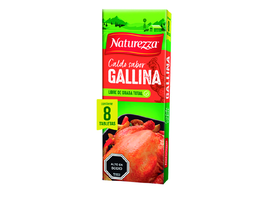  CALDO GALLINA 10 GR X  8 UN NATUREZZA 