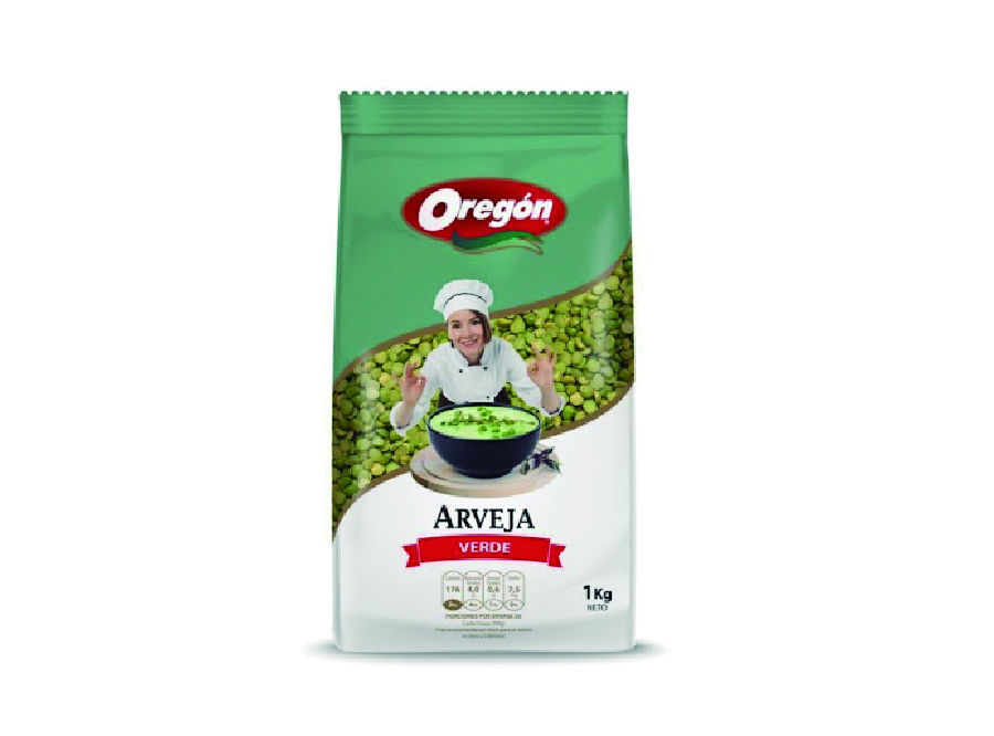  ARVEJA   1 KG. ORERGON VERDE PARTIDAS 