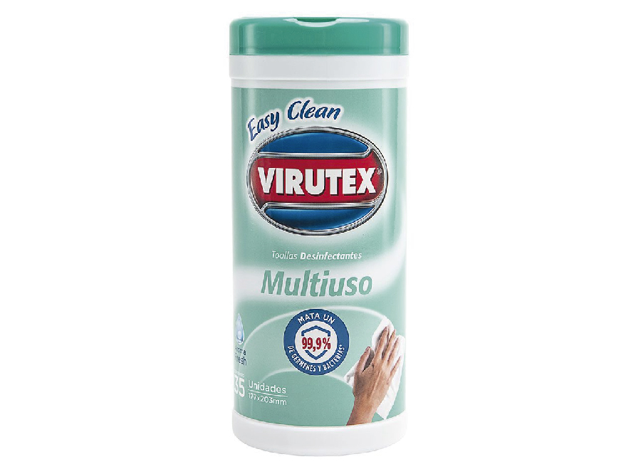  TOALLA DESINFEC. X  35 UN TARRO FRESH VIRUTEX 