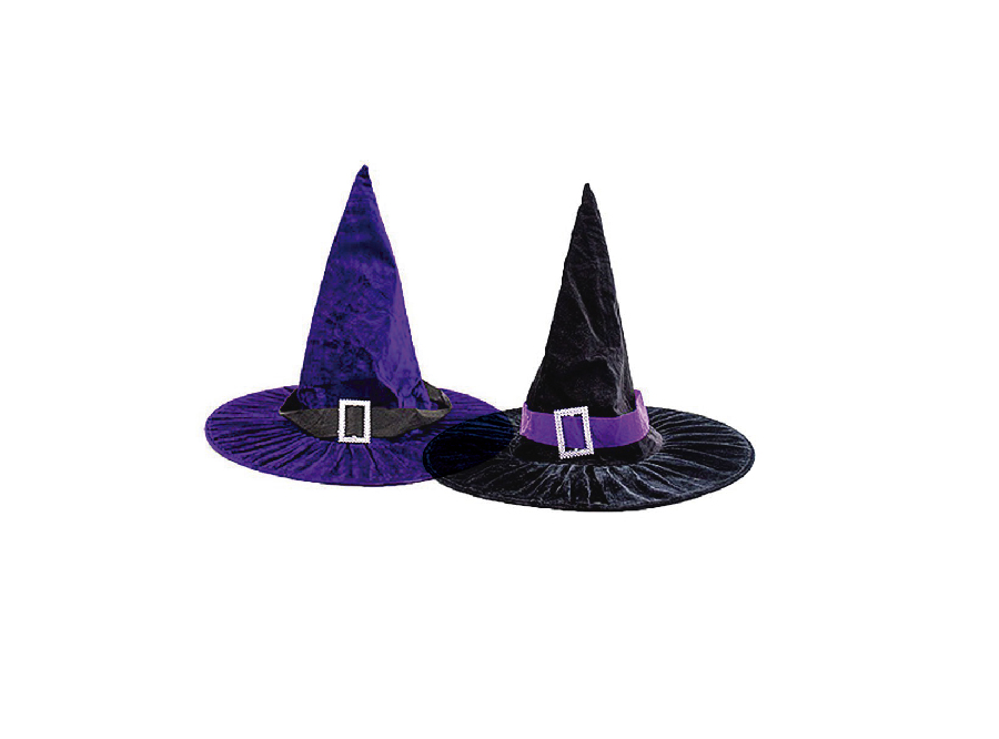  HALLOWEEN SOMBRERO BRUJA X 1 UN FECO 