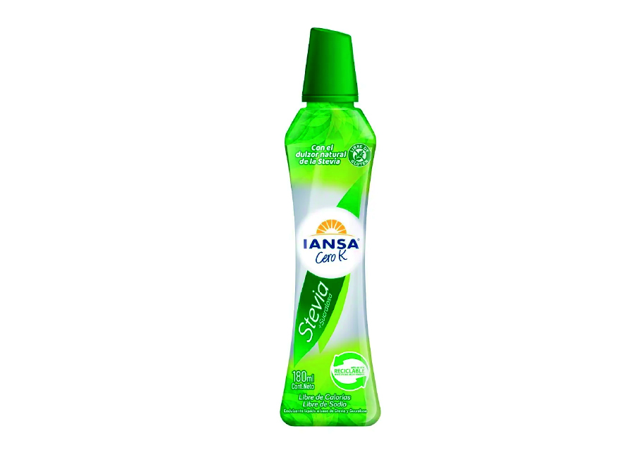  ENDULZANTE IANSA C.K STEVIA 180 ML X 4 UN. 