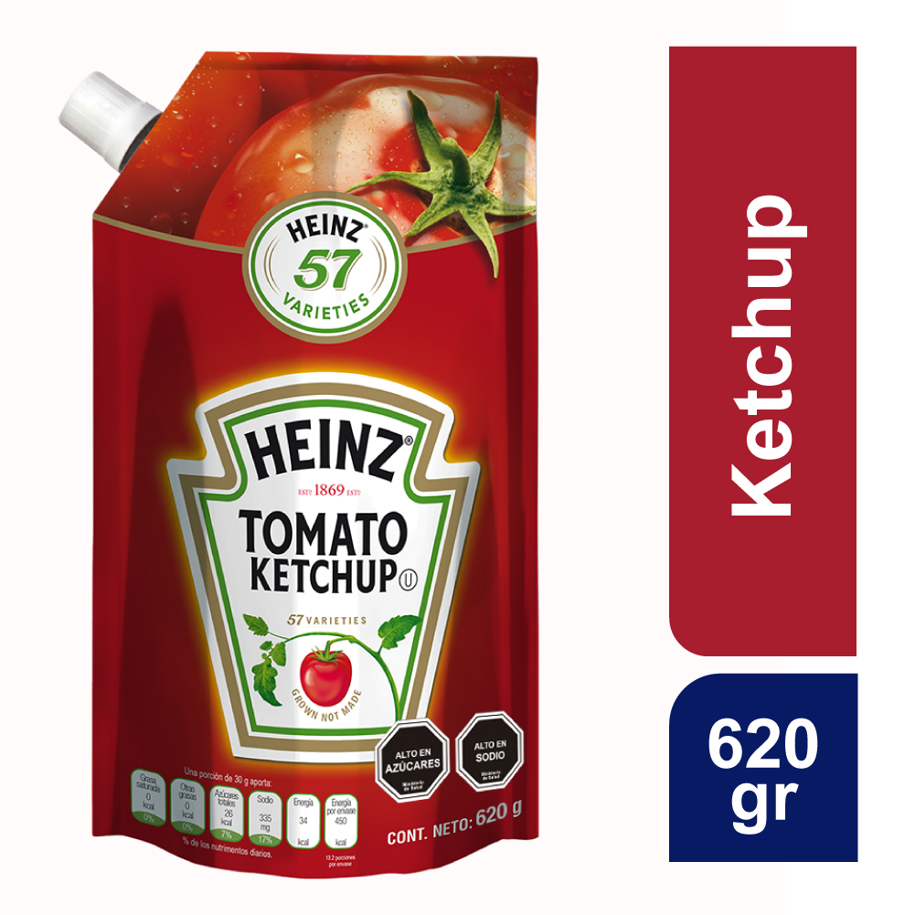  KETCHUP 620 GR HEINZ DOYPACK 