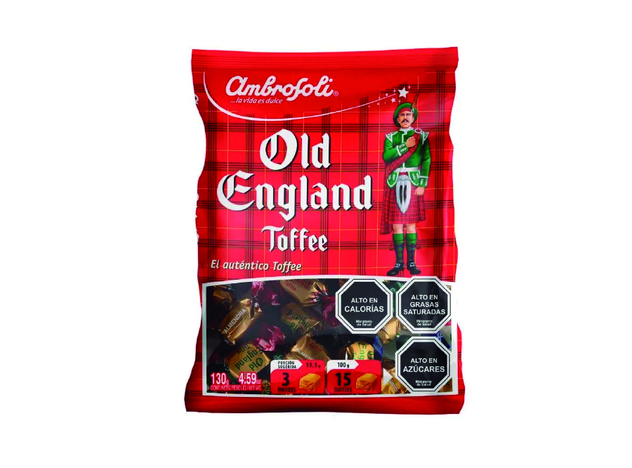  CONFITE CALUGA 130 GR TOFFE AMBROSOLI 