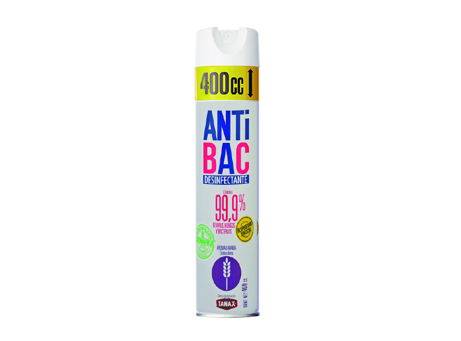  DESINFEC. A/SOL 400 CC  ANTIBAC LAVANDA 