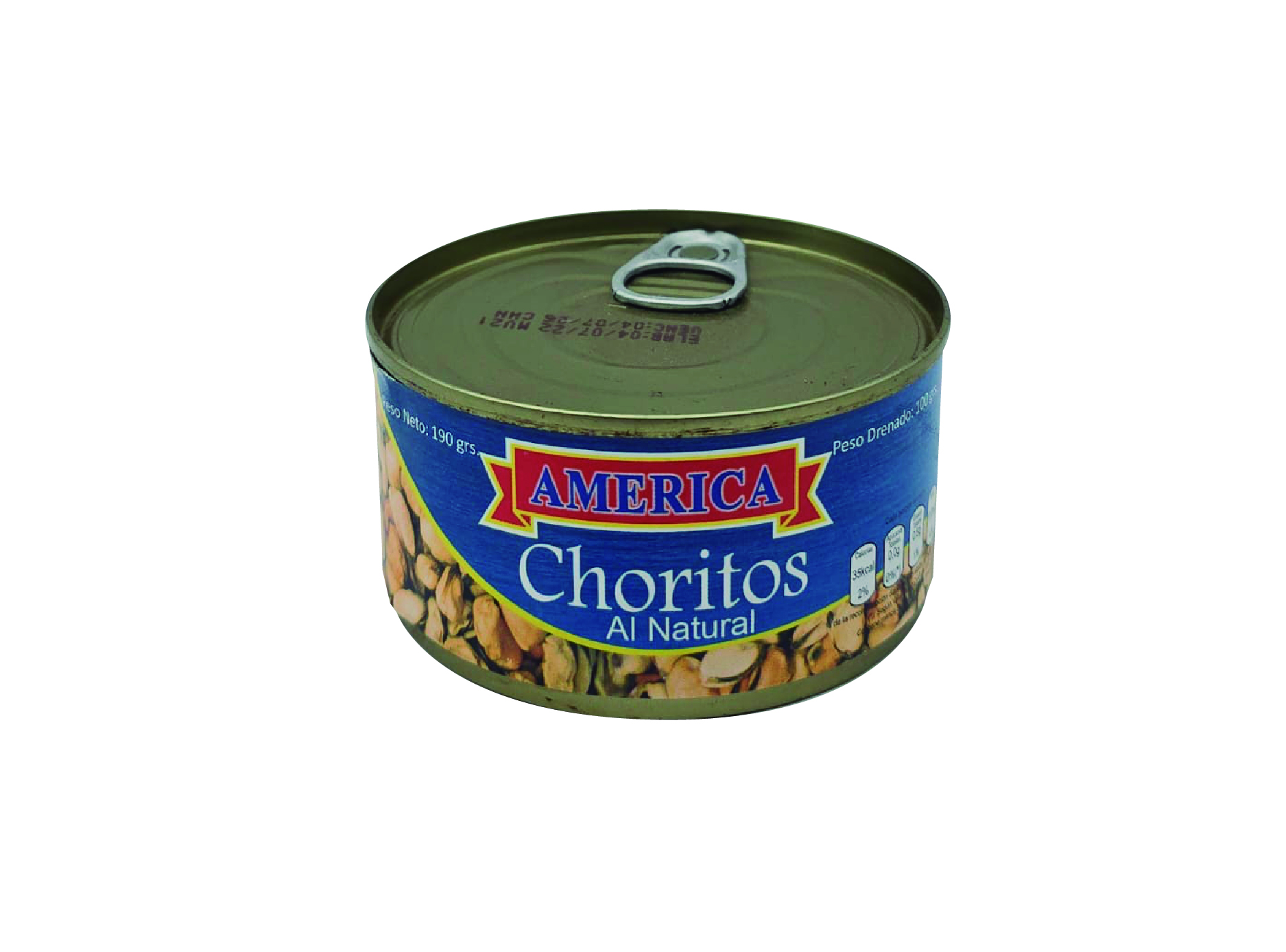  CHORITO NATURAL 190 GR AMERICA 