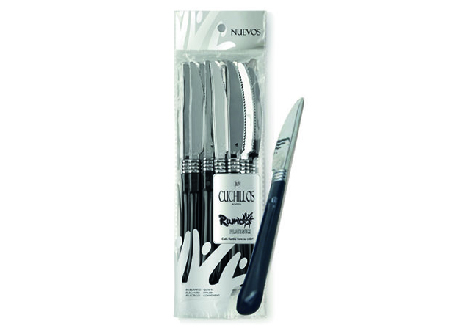  CUCHILLO  PLAST. PLATINUM RUMBA PQ X 10 UN ** 