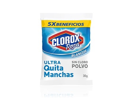  QUITAMANCHAS POLVO 30 GR DP X 10 UN CLOROX R.BLA 