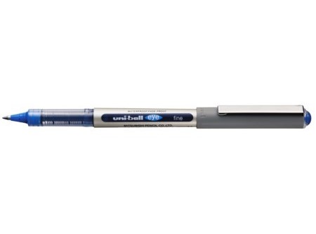  BOLIGRAFO ROLLER P.FINA AZUL UB-157 EYE UNIBALL 