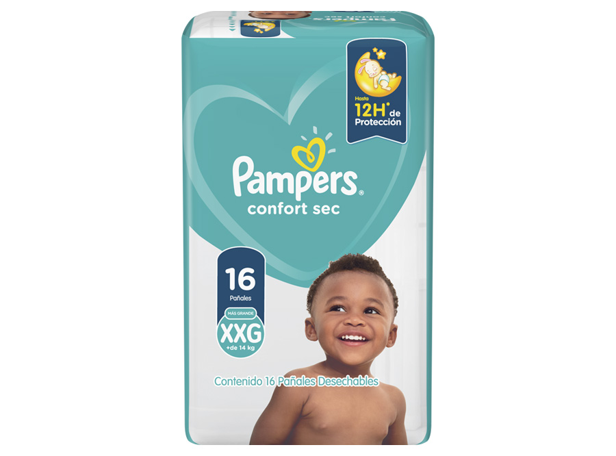  PANAL PAMPERS CONFORT SEC PQ X 16 UN XXG 