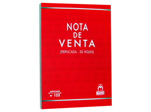  FORMULARIO NOTA VENTAS BUHO 152 