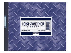  LIBRETA CORRESPONDENCIA 100 HJ ORGAREX 21710 