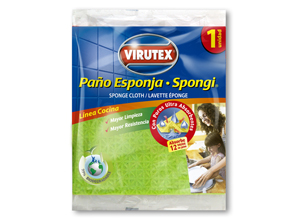  PANO ABSORB/ESPONJA X 1 UN VIRUTEX 18 X 17 AMARILL 