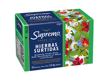  TE HIERBAS DP X 20 UN SURTIDAS SUPREMO 