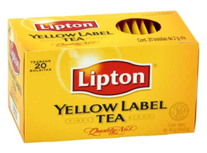  TE DP X 20 BOL LIPTON YELLOW LABEL 