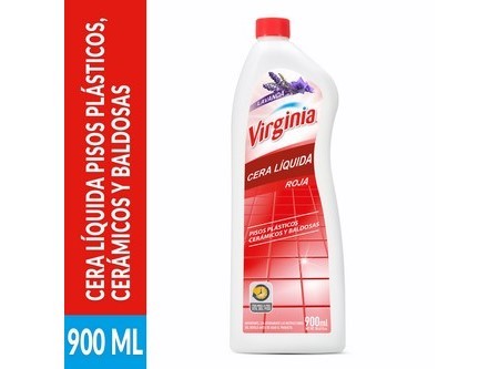  CERA LIQ.900 CC. VIRGINIA A/BRILO ROJA 