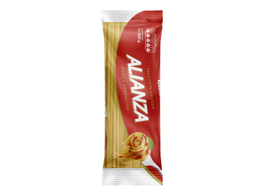  PASTA FIDEO 450 GR TALLARIN ALIANZA 