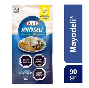  MAYONESA  90 GR SACHET DP X 18 UN DELI KRAFT 