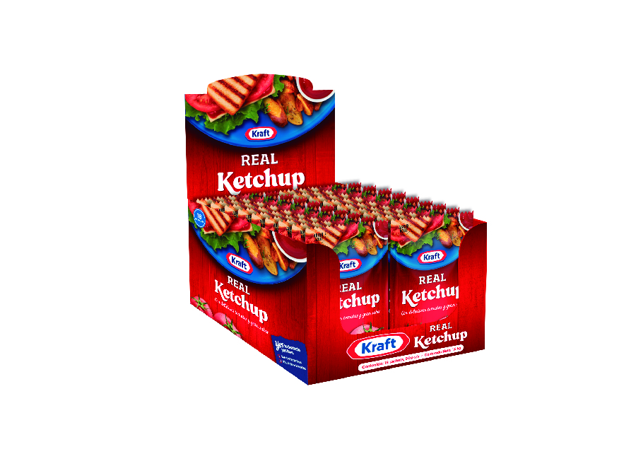  KETCHUP  90 GR X 18 UN KRAFT SACHET 