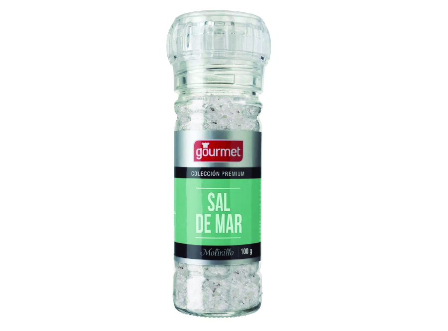  SAL DE MAR CRISTALES 100 GR MOLINILLO GOURMET 