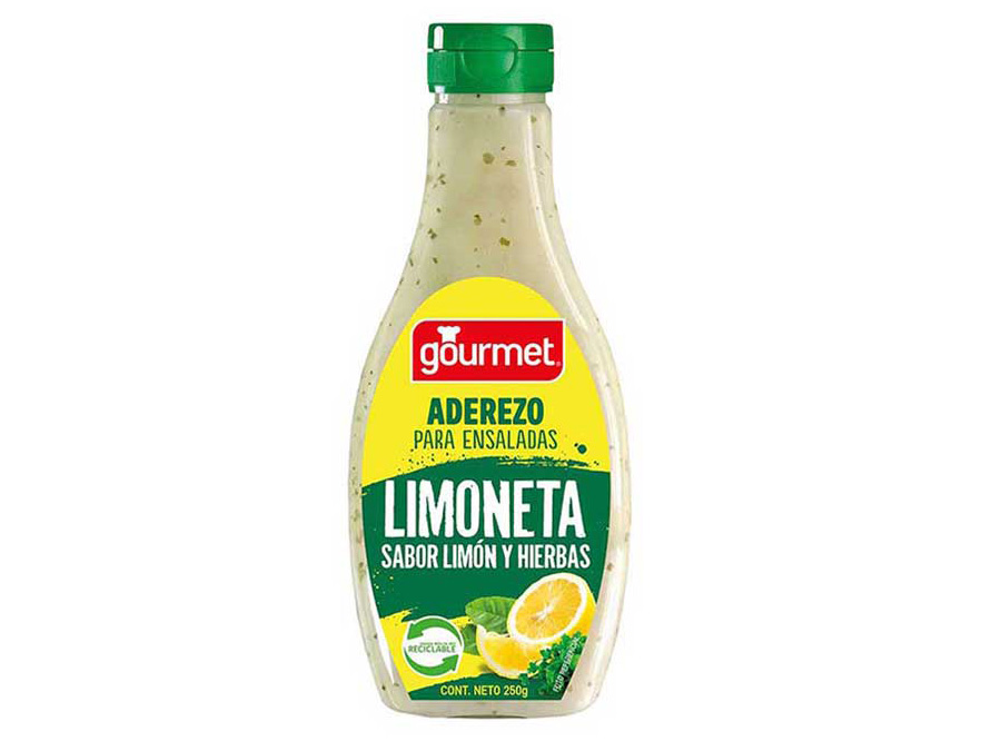  ADEREZO TIPO LIMONETA 250 GR GOURMET 