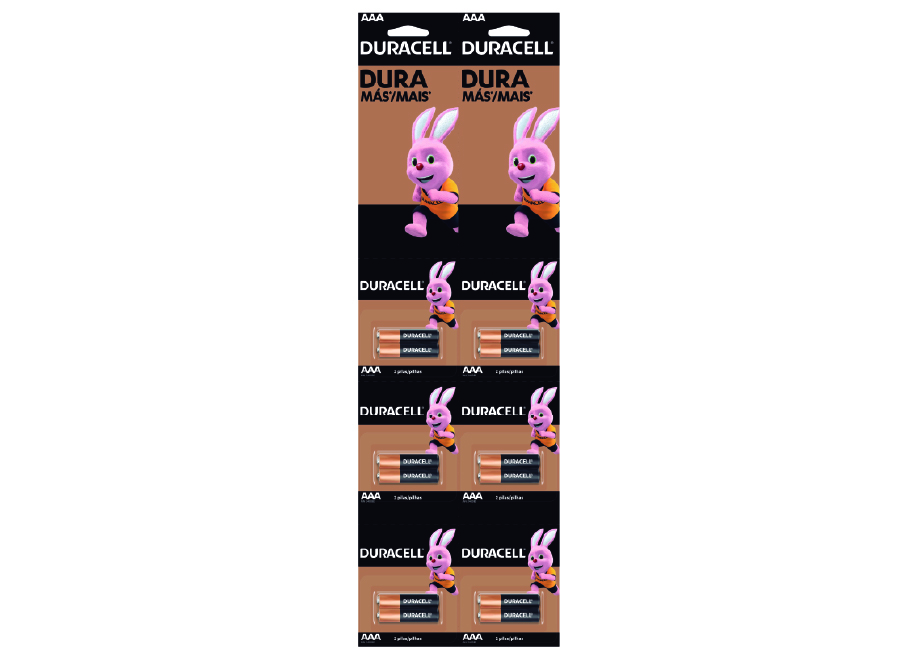 PILA ALCALINA AAA X   12 UN. DURACELL TIRA 