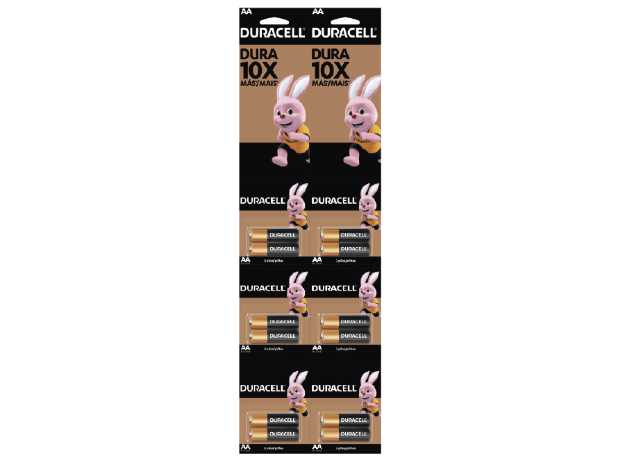  PILA ALCALINA AA X 12 UN. DURACELL TIRA 