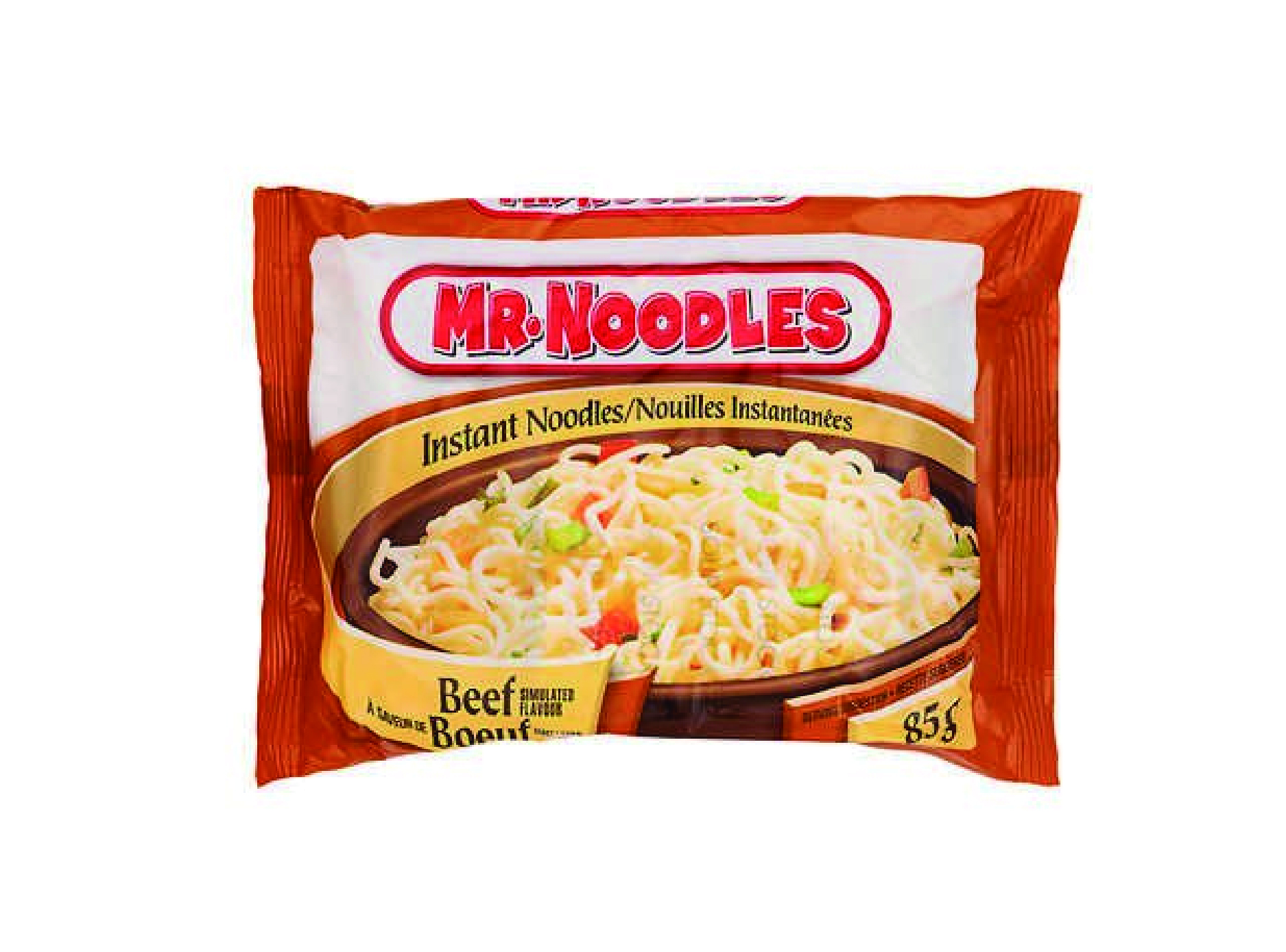  SOPA FIDEOS 85 GR FLAT SABOR CARNE MR. NOODLES 