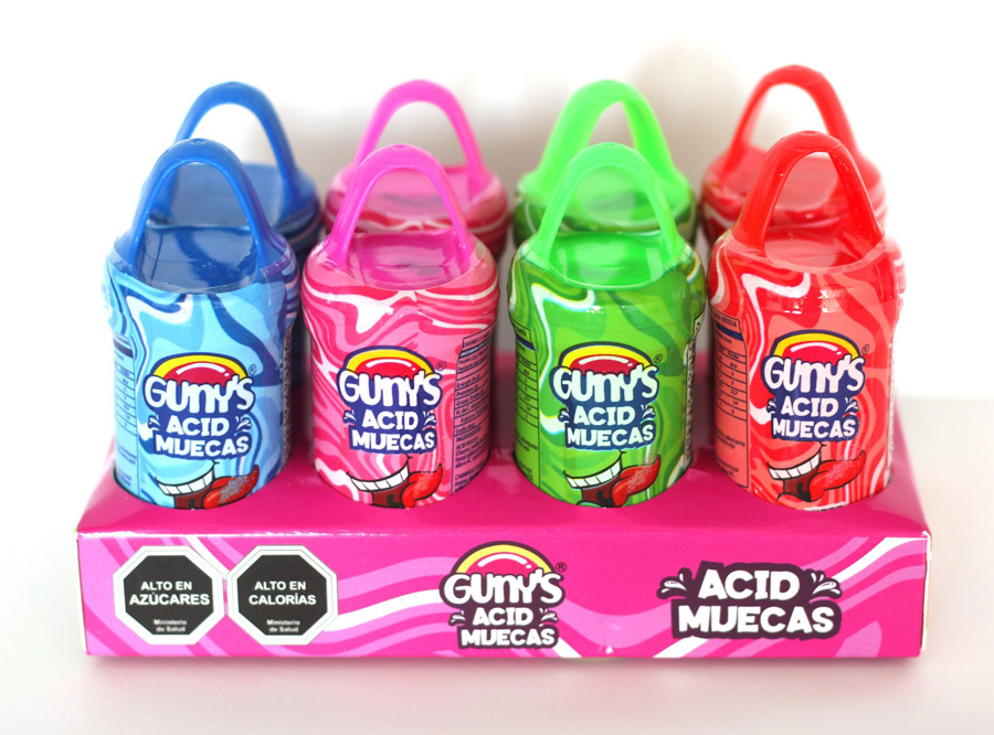  CARAMELO GUNYS ACID MUECAS 25 GR DISP X 8 UNID 
