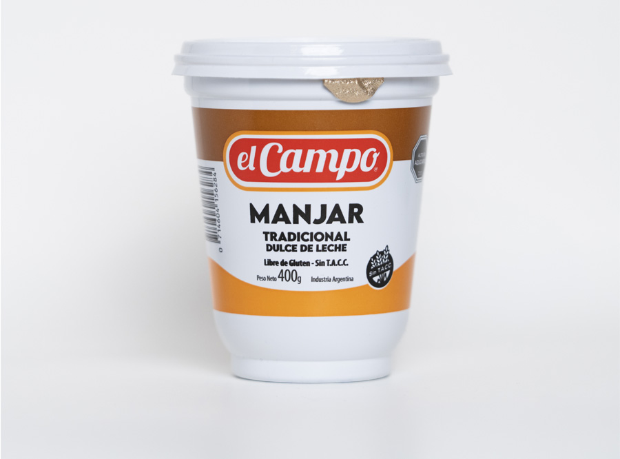  MANJAR TRADICIONAL DULCE DE LECHE 400 GR EL CAMPO 