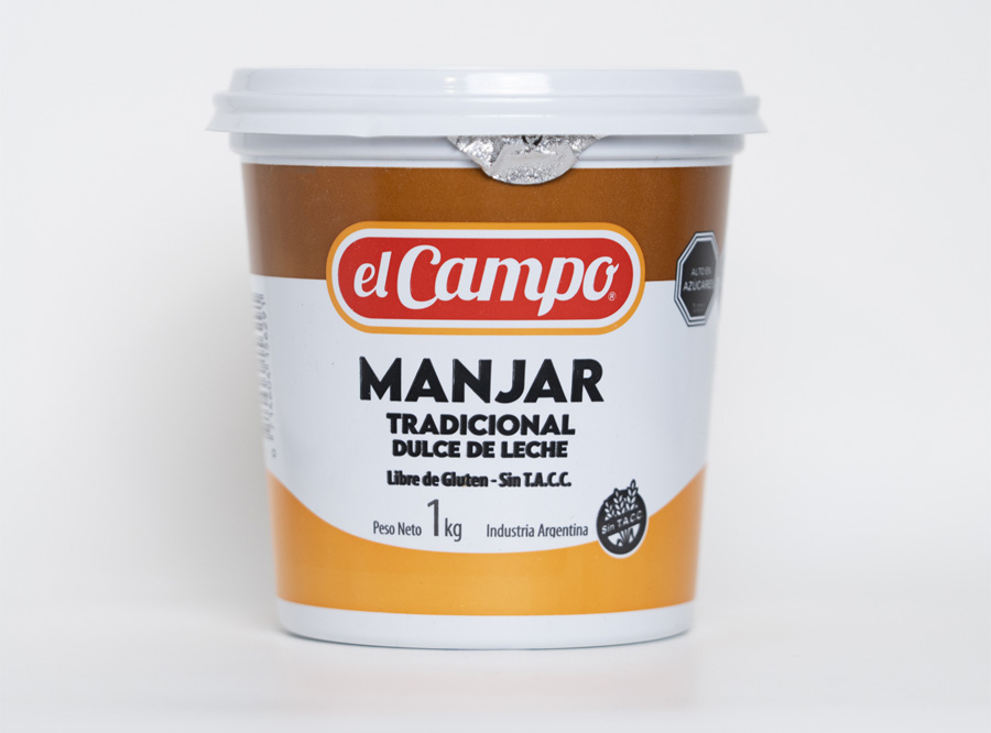  MANJAR TRADICIONAL DULCE DE LECHE 1 KG EL CAMPO 