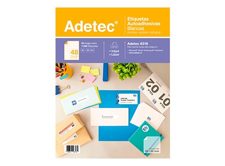  ETIQUETA DUO PRINT INK-JET/LASER 35X 35 25 HJ. 