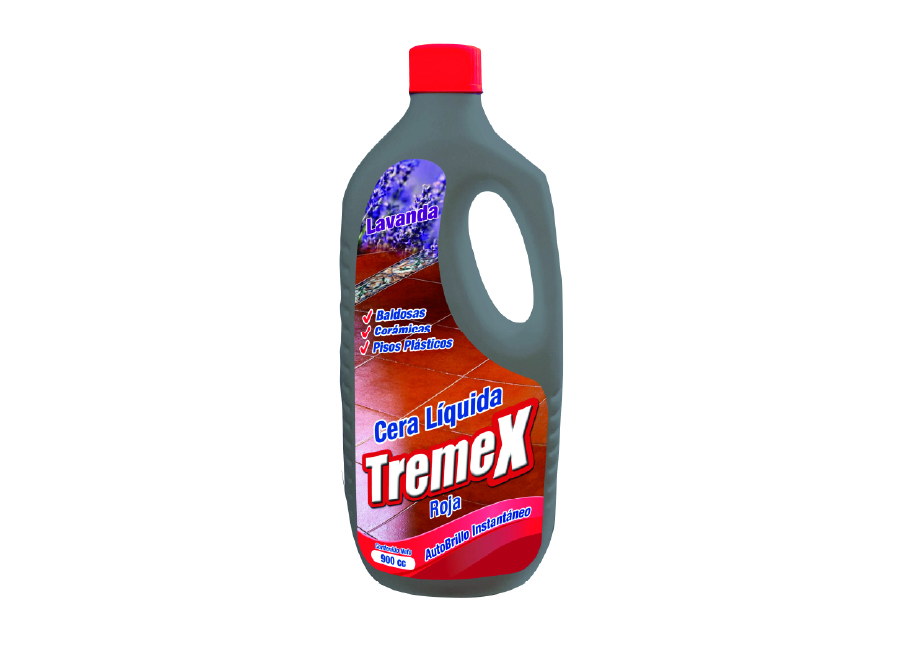  CERA LIQ.900 CC. TREMEX AUT/BRILLO ROJA 