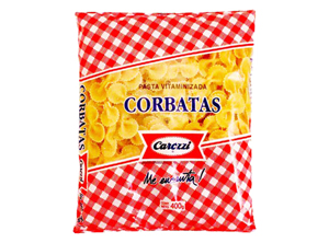  PASTA FIDEO 400 GR CORBATAS CAROZZI 