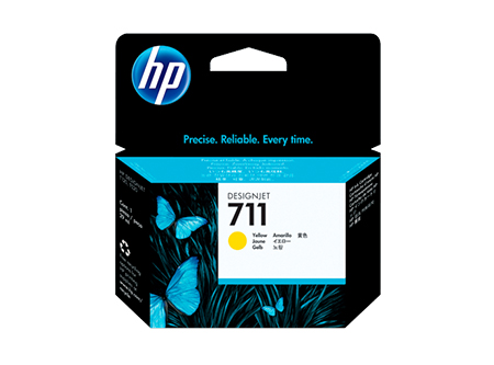  CARTRIDGE HP CZ132A (711) YELLOW 29ML. P/T120/T520 